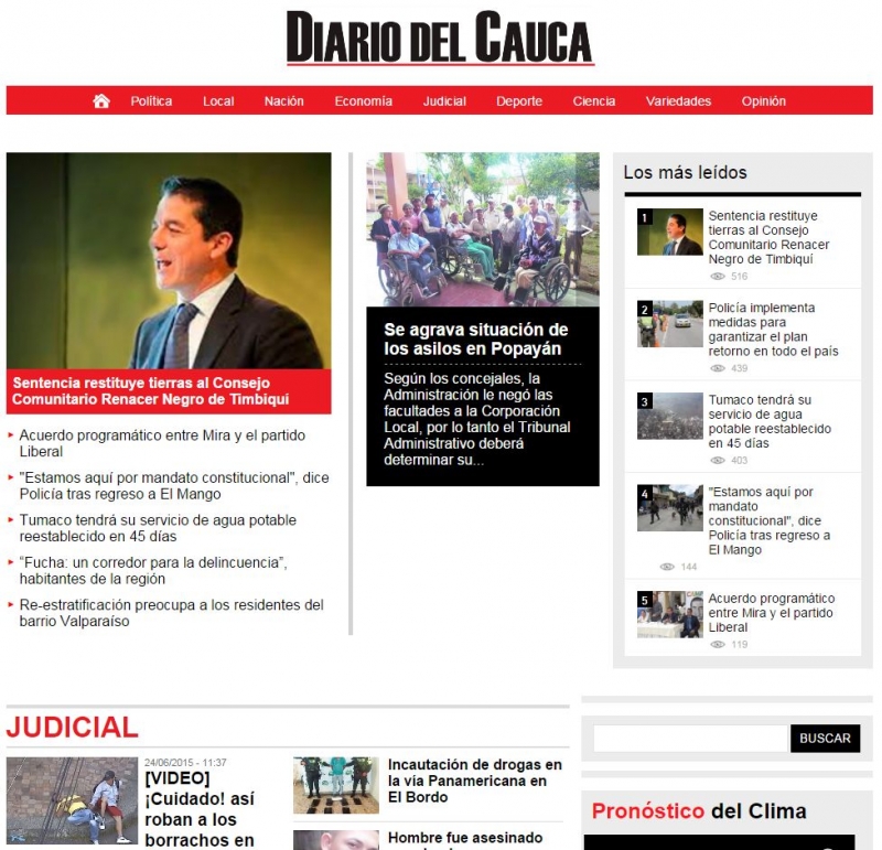 "Diario del Cauca" News